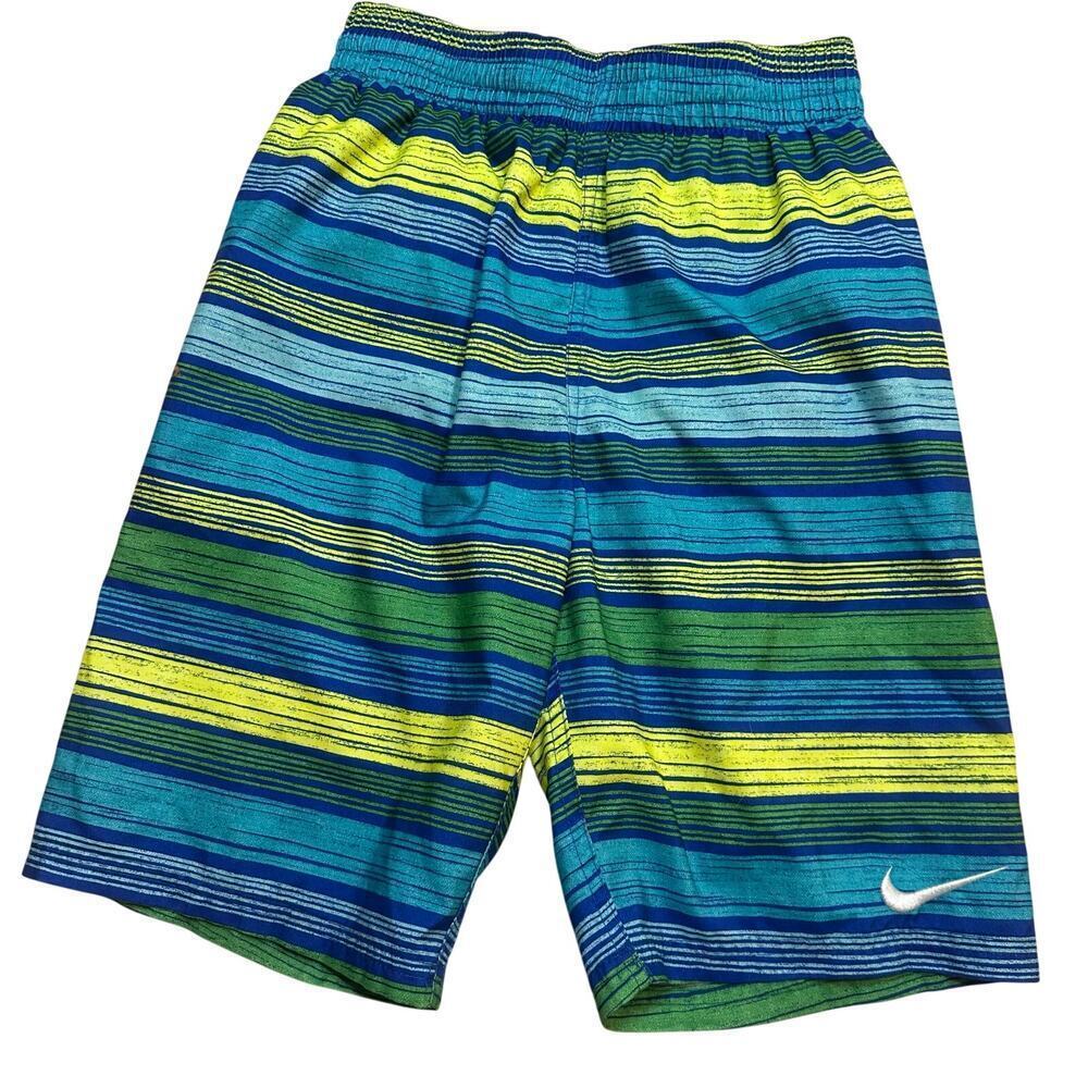 Boy's Nike Stripe Swim Trunks sz L